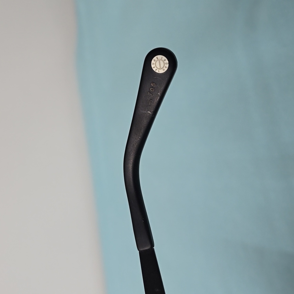 Henri Bendel Cat Eye Matte Black Blue Sunglasses - Picture 12 of 13